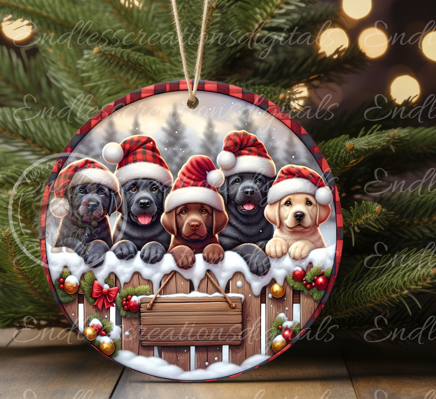 WAITING FOR SANTA PAWS CHRISTMAS