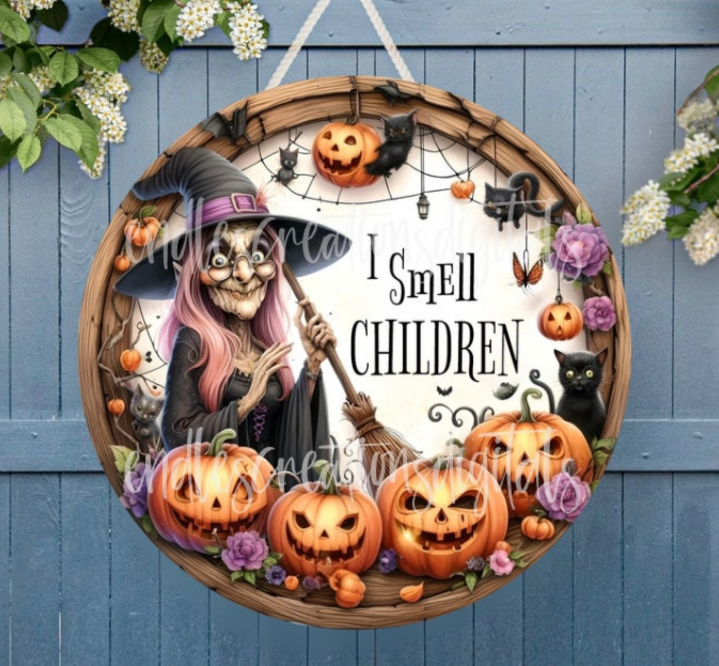 I SMELL CHILDREN 10" ALUMINUM PHYSICAL ROUND
