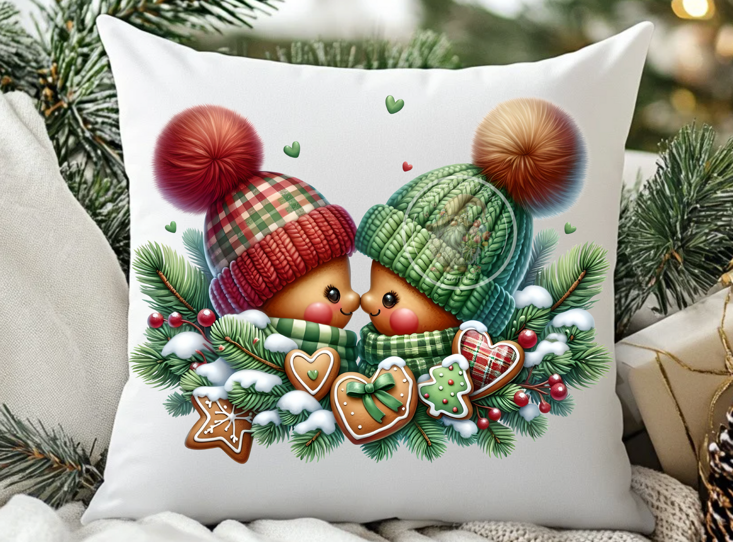 GINGERBREAD KISSING COUPLE BUNDLE