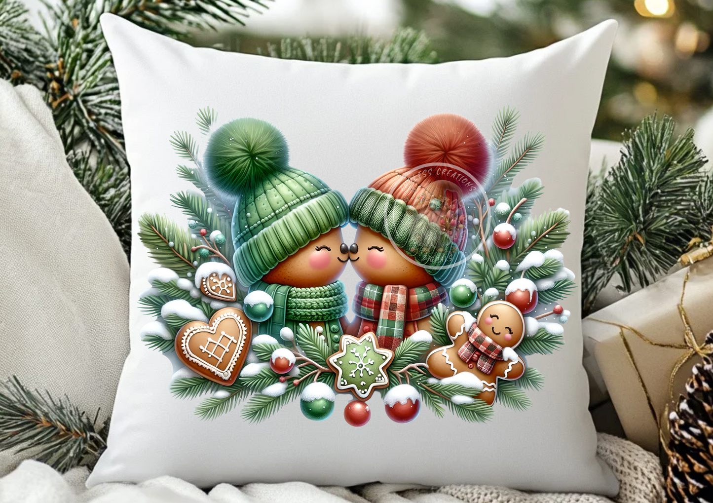 GINGERBREAD KISSING COUPLE BUNDLE