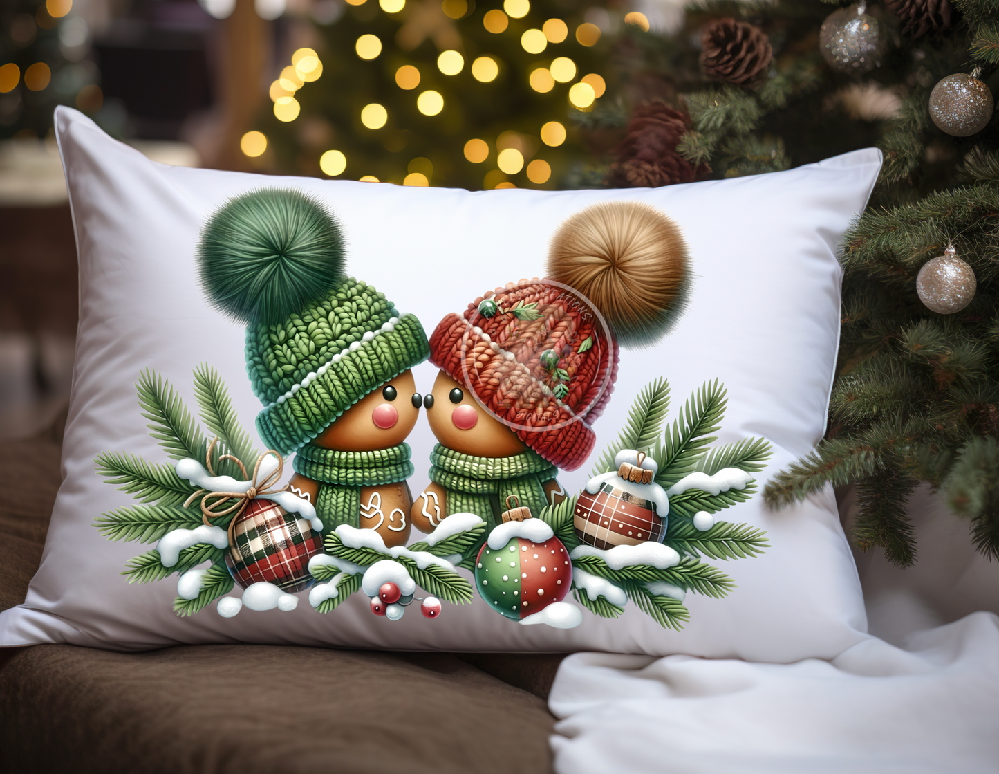 GINGERBREAD KISSING COUPLE BUNDLE