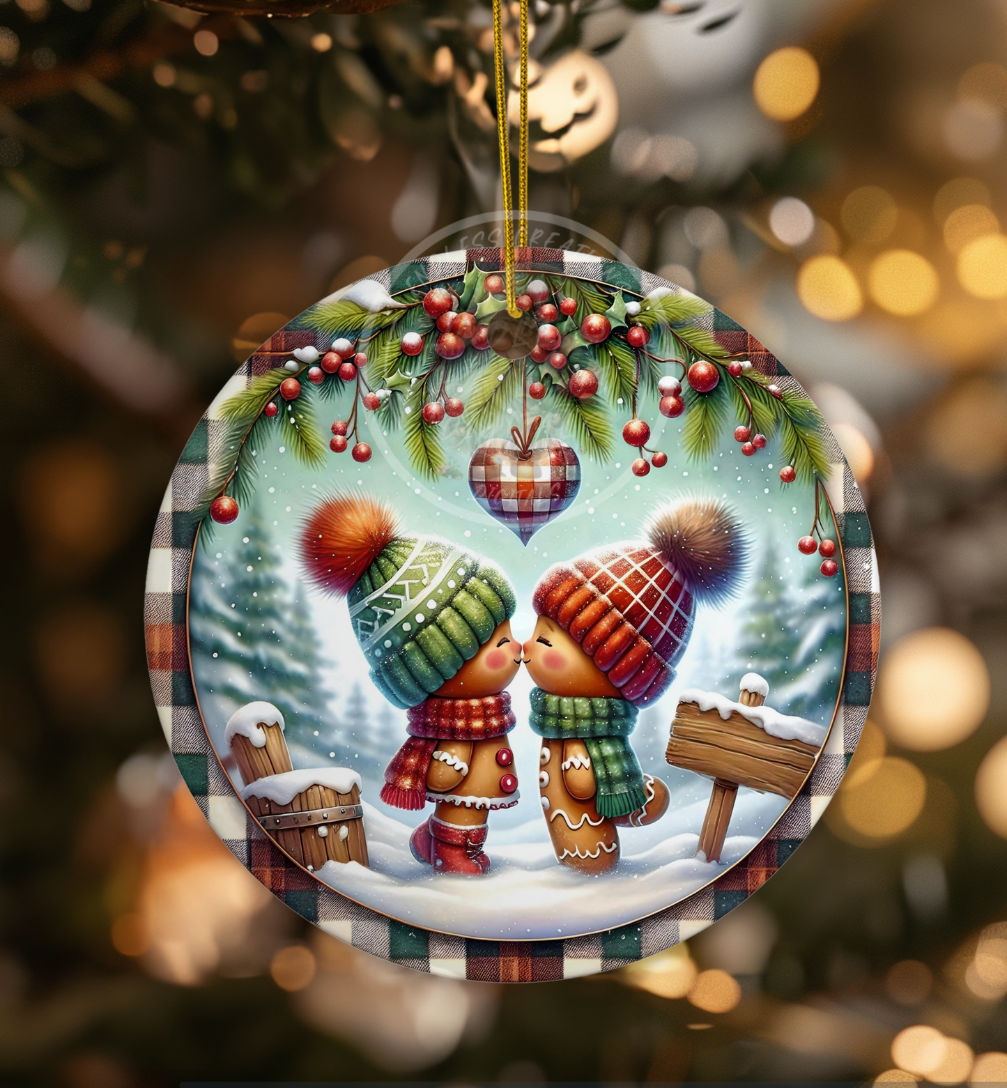GINGERBREAD KISSING COUPLE BUNDLE