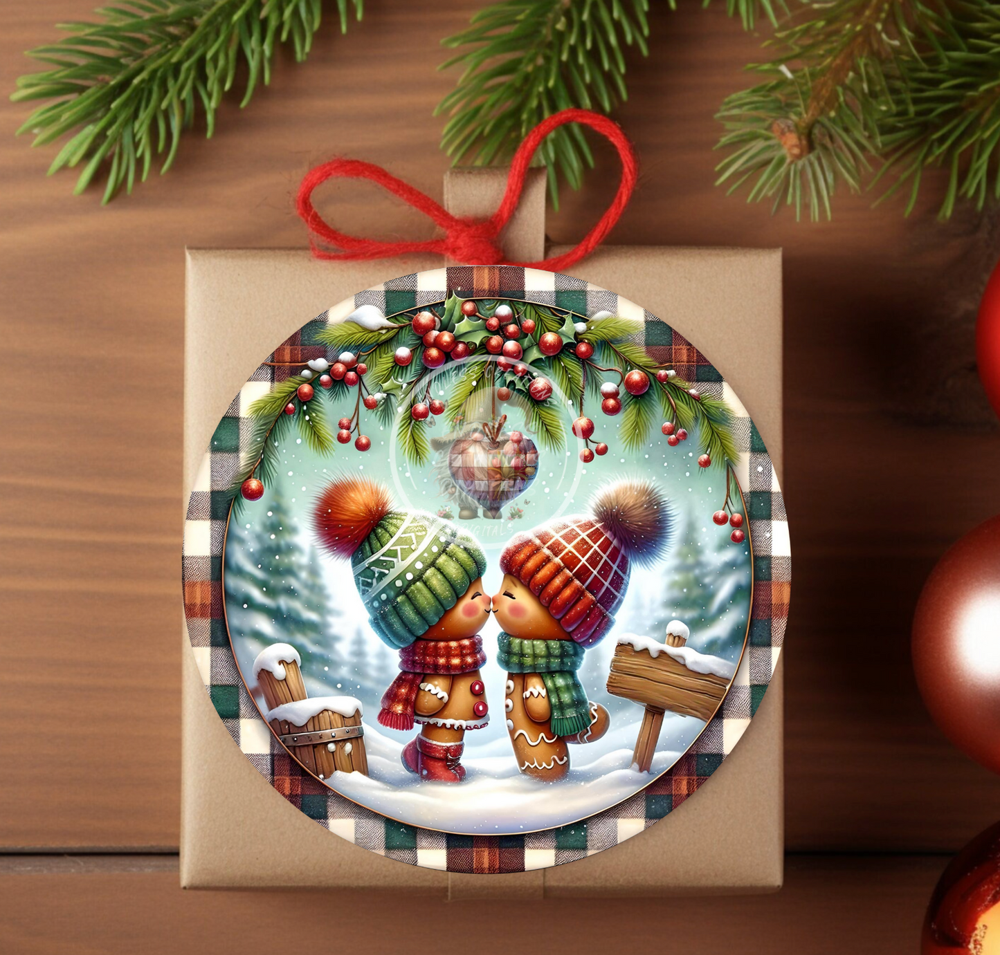 GINGERBREAD KISSING COUPLE BUNDLE