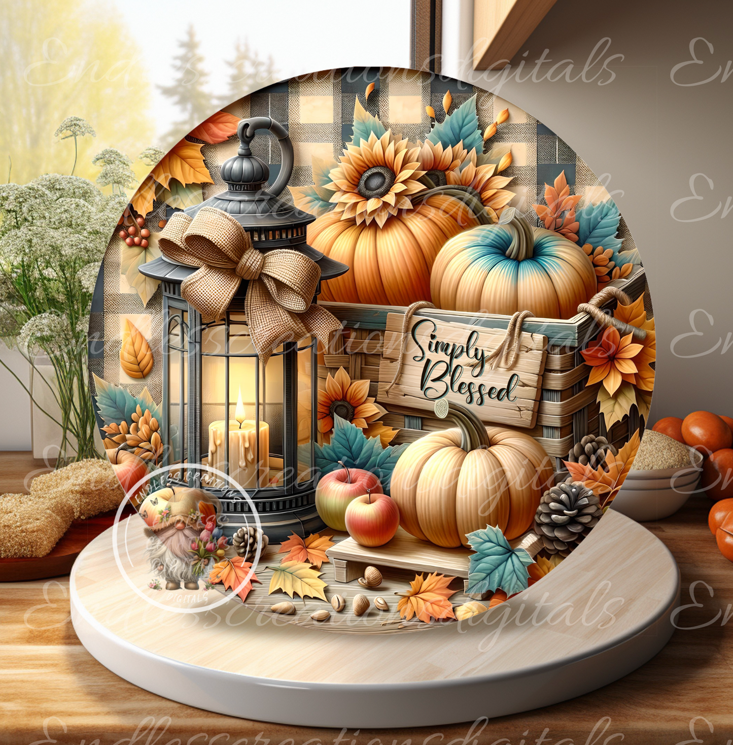 SIMPLY BLESSED FALL ROUND