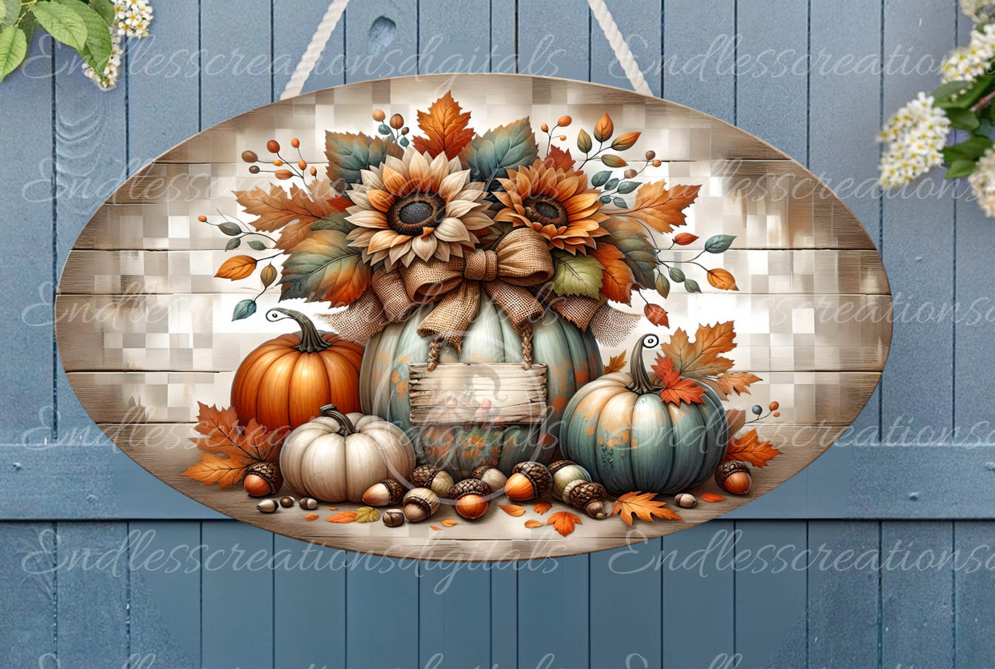 HAPPY FALL OVAL DIGITAL