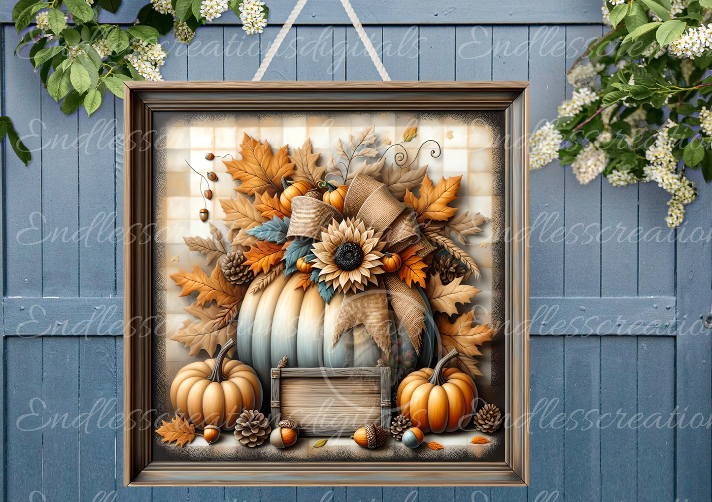 SQUARE FALL PUMPKIN SPICE