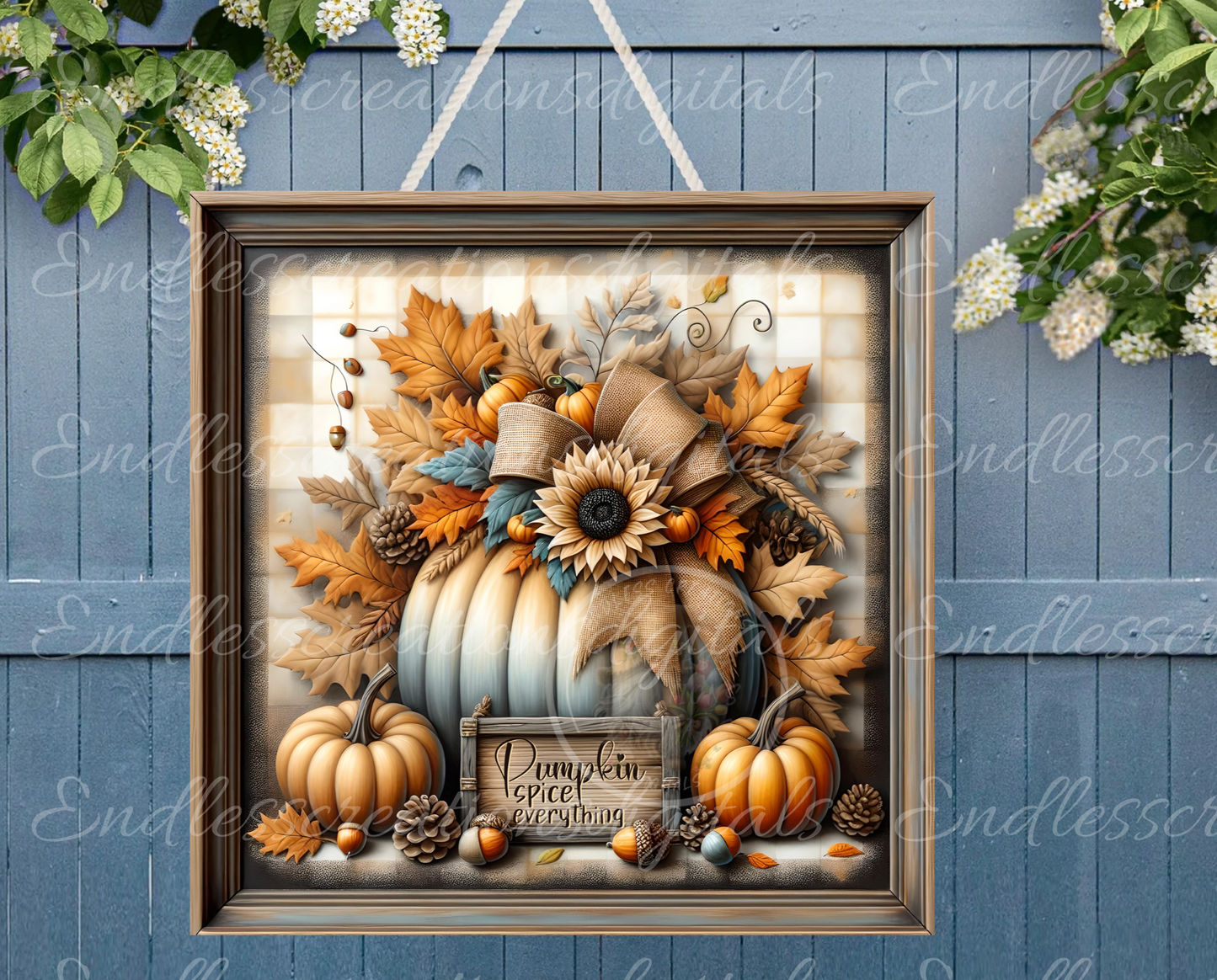 SQUARE FALL PUMPKIN SPICE