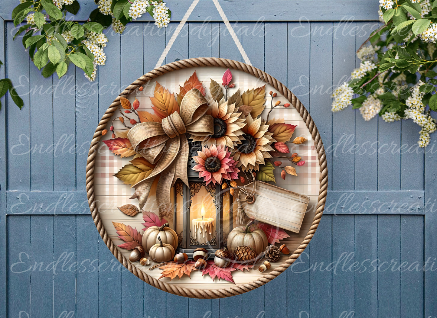 SIMPLY BLESSED FALL LANTERN