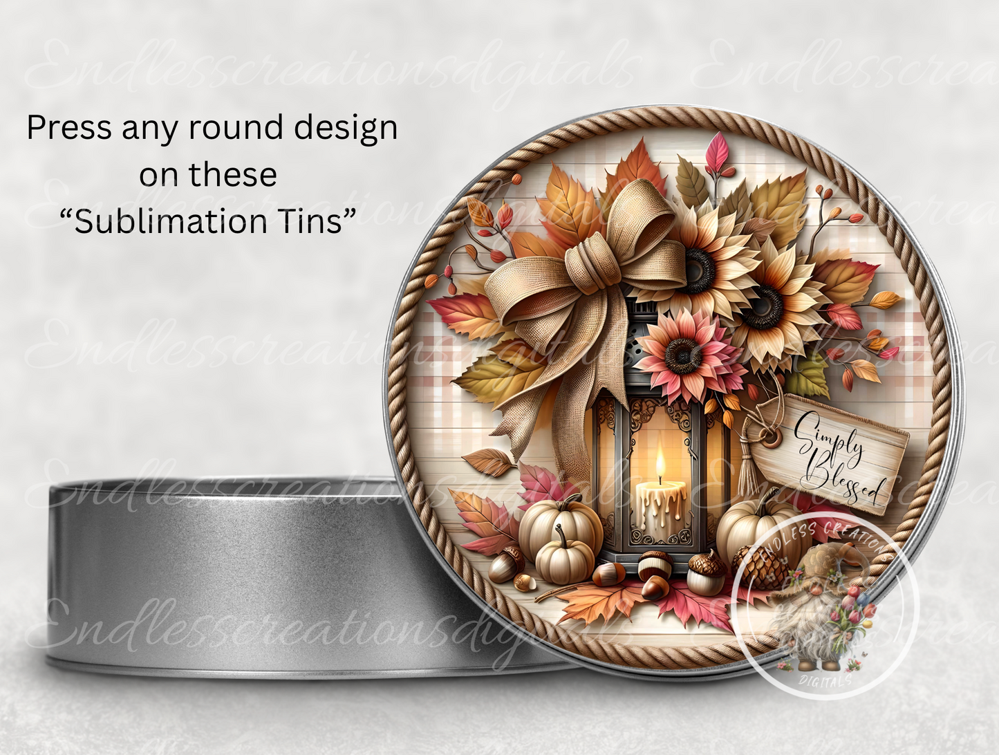 SIMPLY BLESSED FALL LANTERN