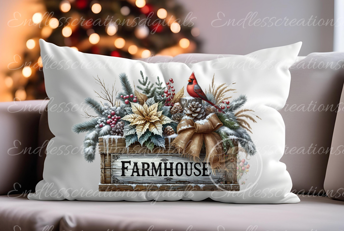 FARMHOUSE WINTER PLANTERS WITH TEXT TRANSPARENCIES