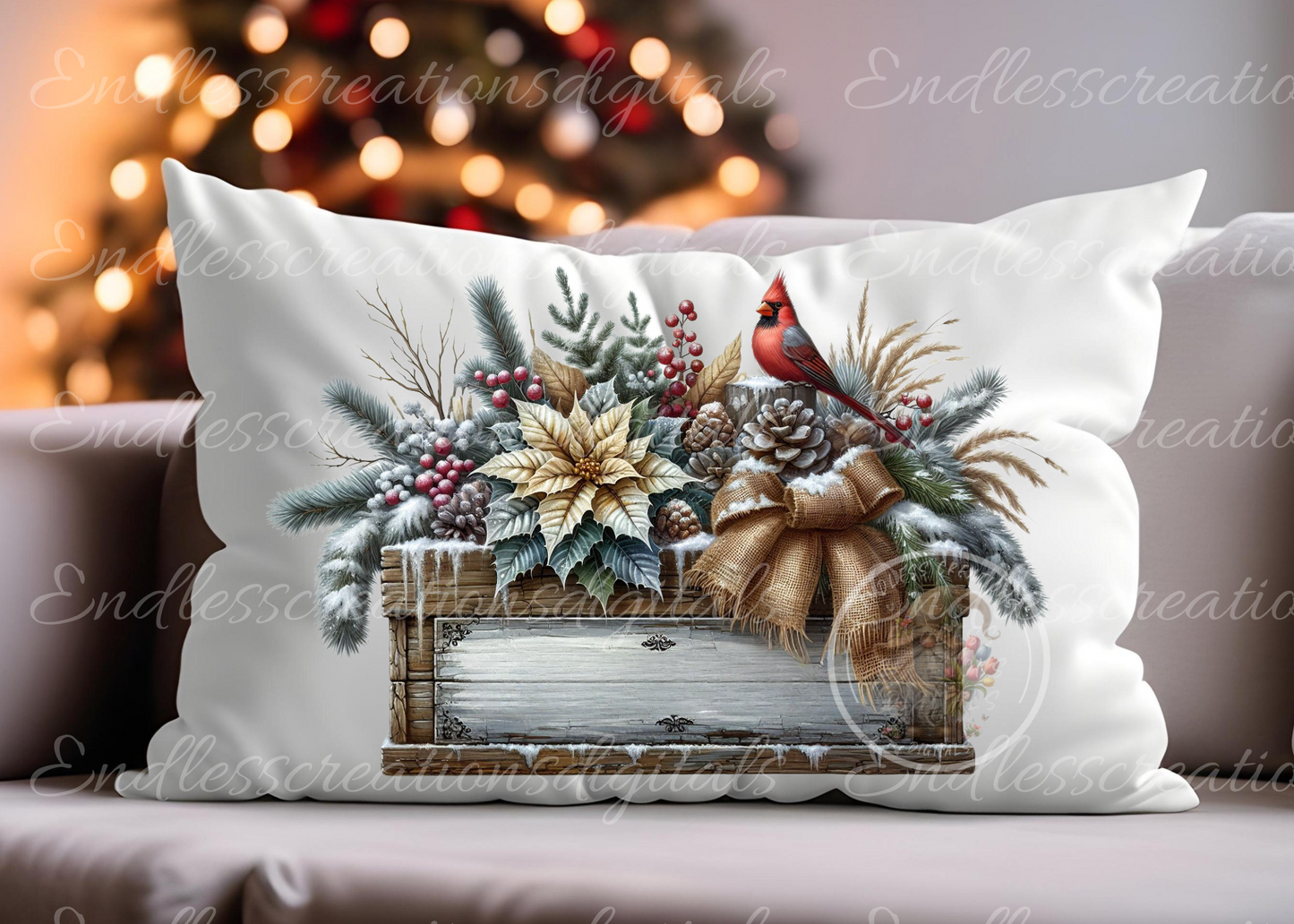 FARMHOUSE WINTER PLANTERS BLANK TRANSPARENCIES