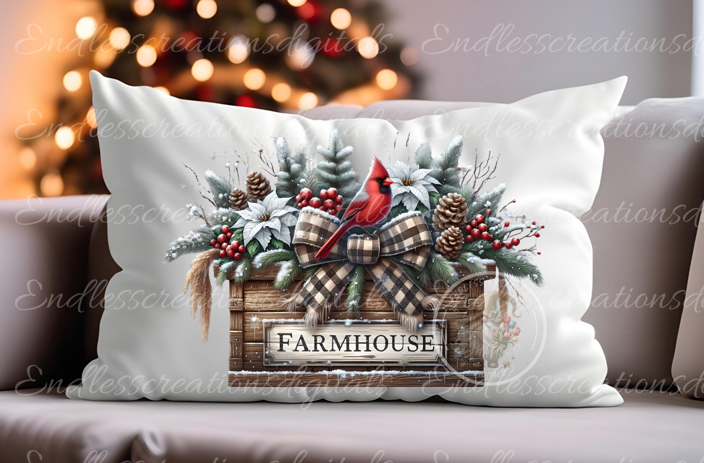 FARMHOUSE WINTER PLANTERS WITH TEXT TRANSPARENCIES