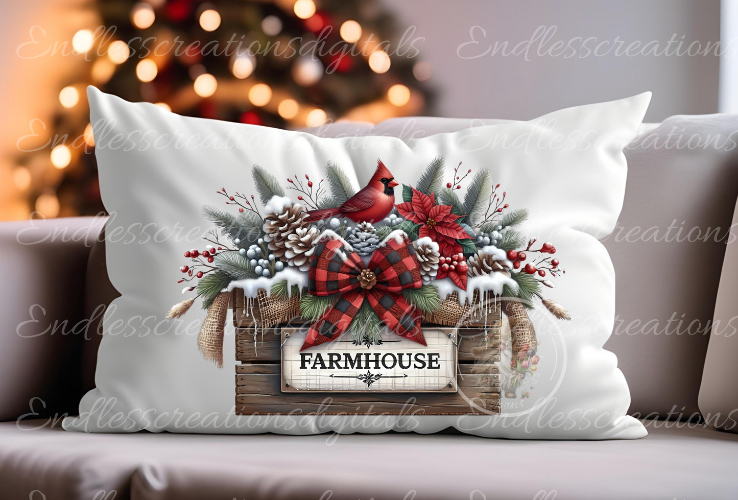 FARMHOUSE WINTER PLANTERS WITH TEXT TRANSPARENCIES