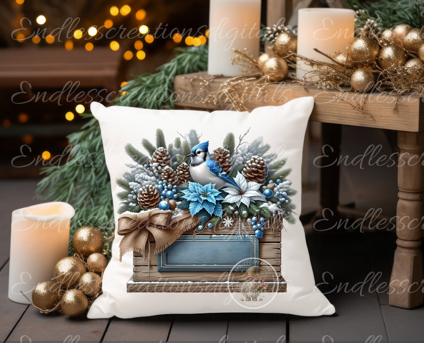 FARMHOUSE WINTER PLANTERS BLANK TRANSPARENCIES