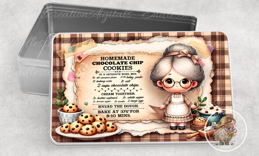 CHOCOLATE CHIP COOKIE RECTANGLE/TIN BUNDLE