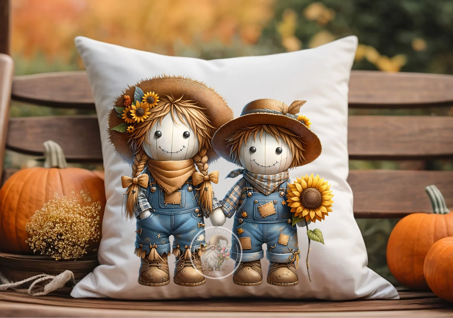 FALL SCARECROW TRANSPARENCIES