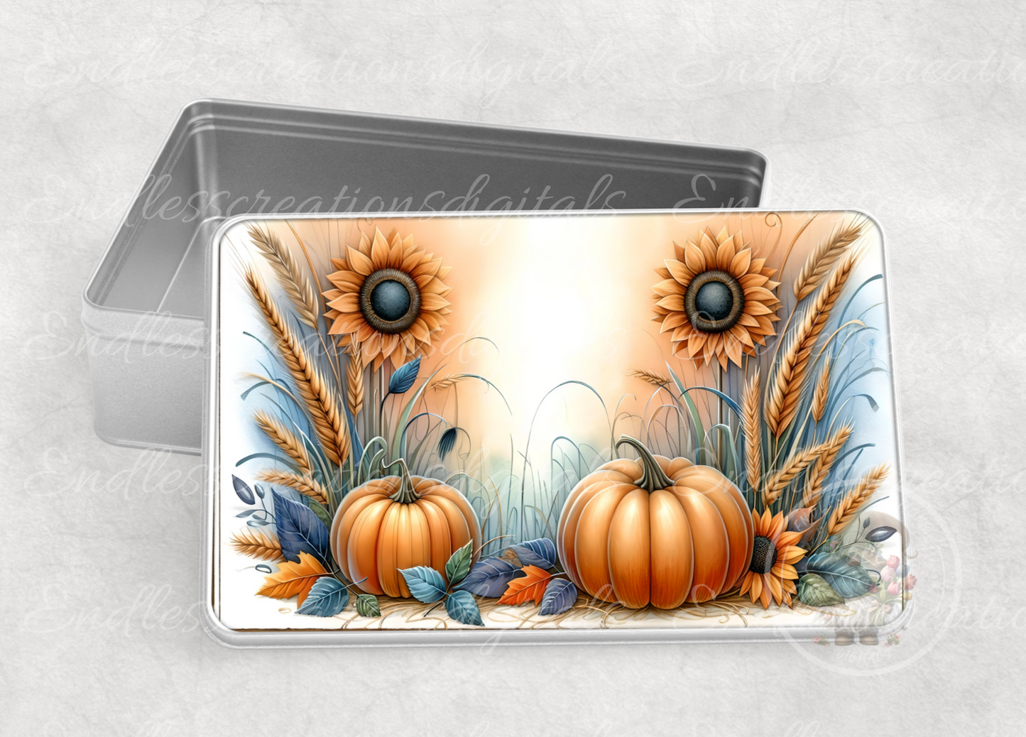 SIMPLY BLESSED FALL RECTANGLE/TIN