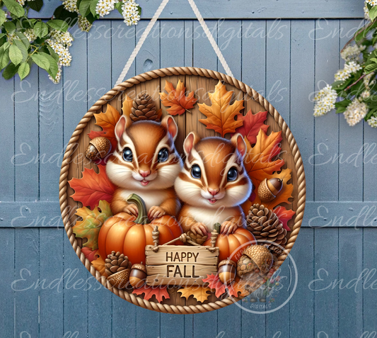HELLO FALL CHIPMUNKS