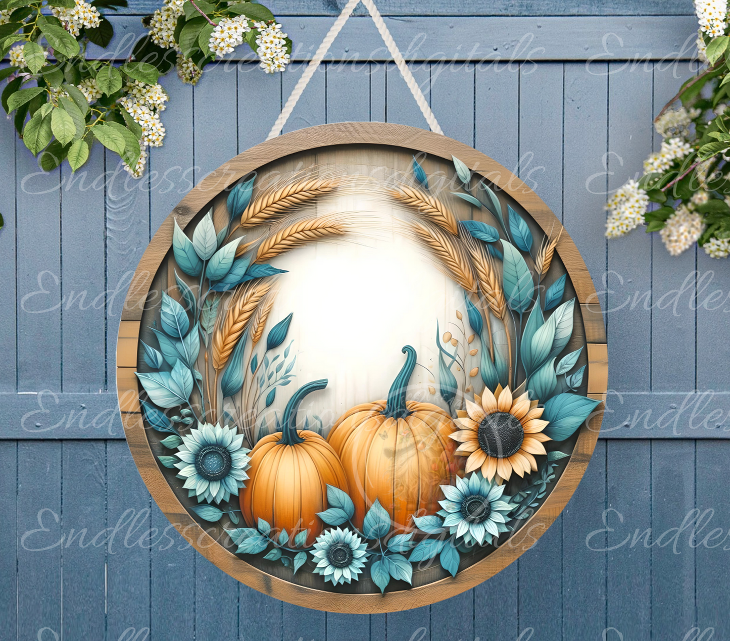 FALL FAMILY GATHERS HERE CLOCK DESIGN