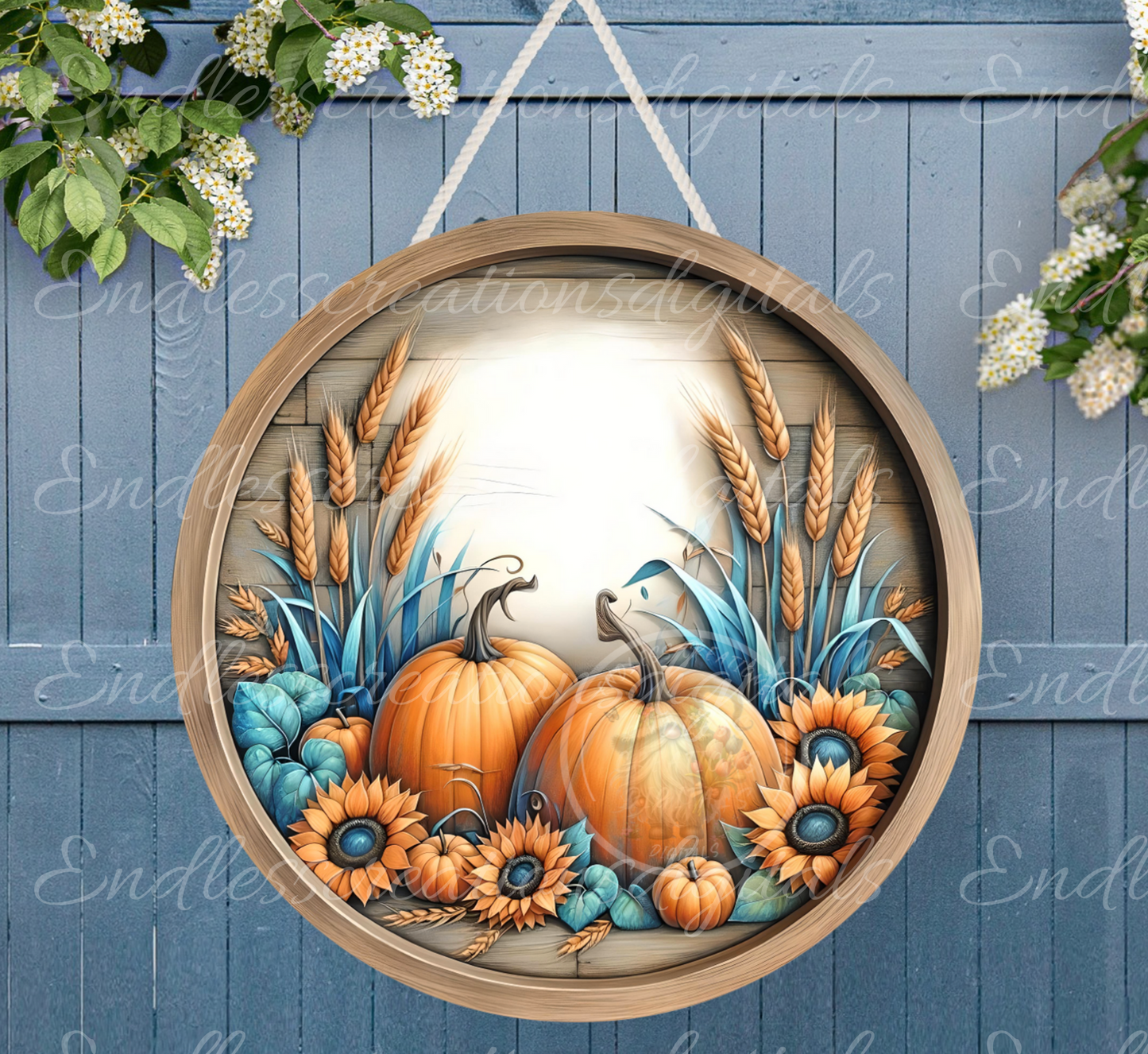 THANKFUL FALL CLOCK DESIGN