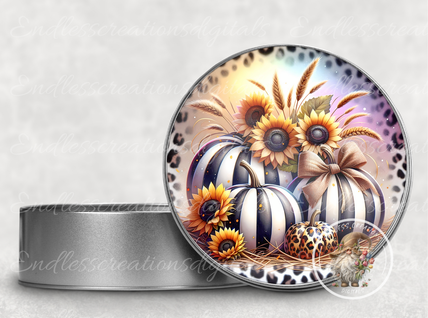 LEOPARD FALL PUMPKIN ROUND