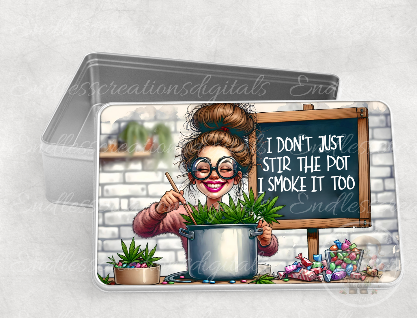 STIR THE POT RECTANGLE/TINS