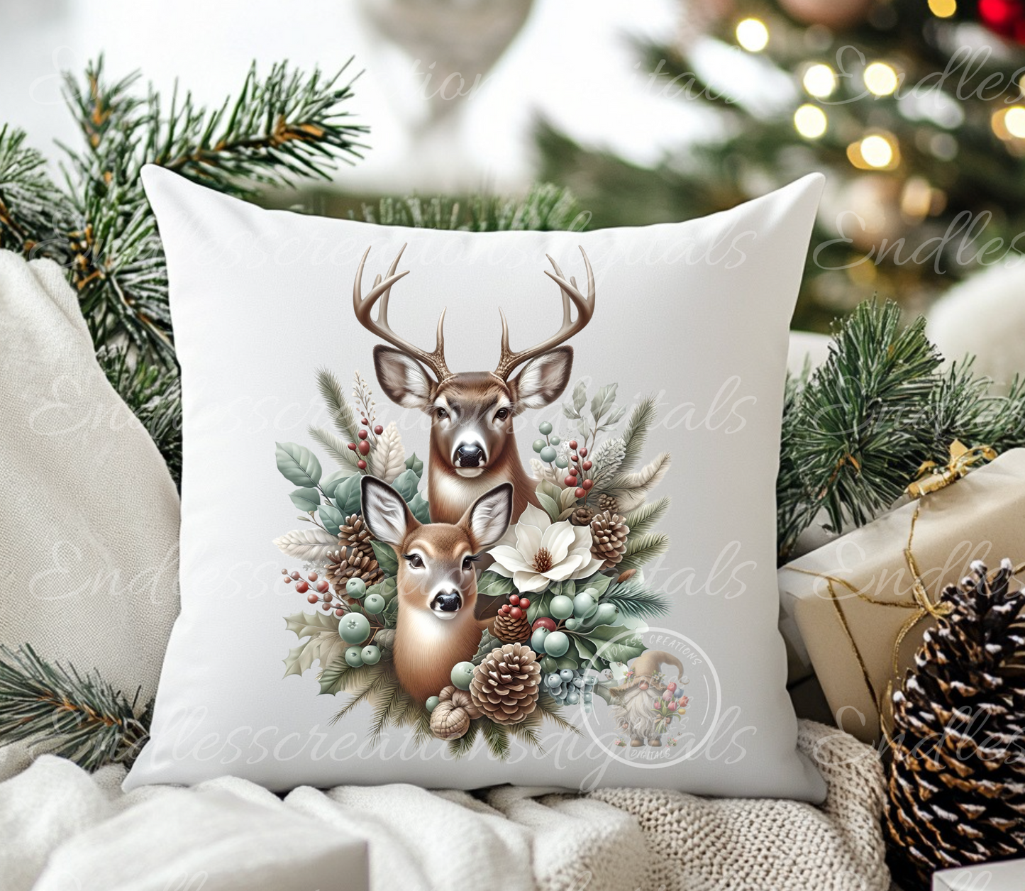 WINTER DEER TRANSPARENCIES