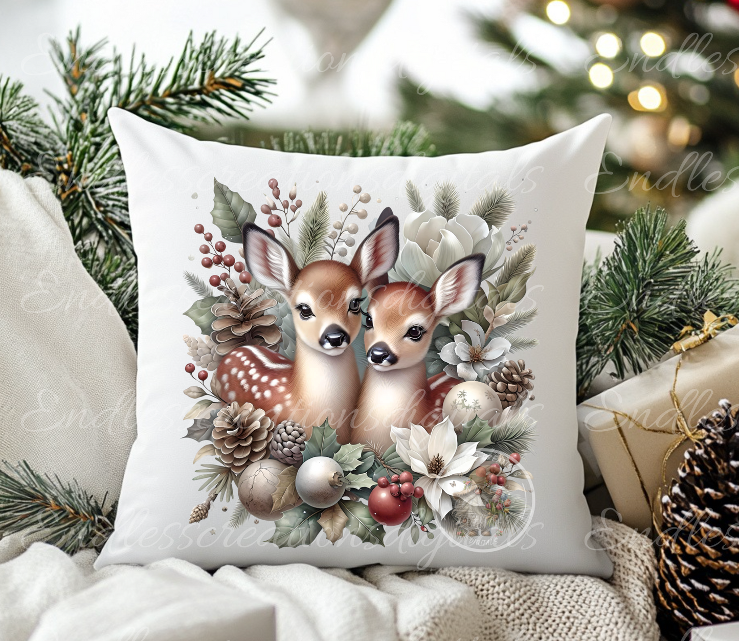 WINTER DEER TRANSPARENCIES
