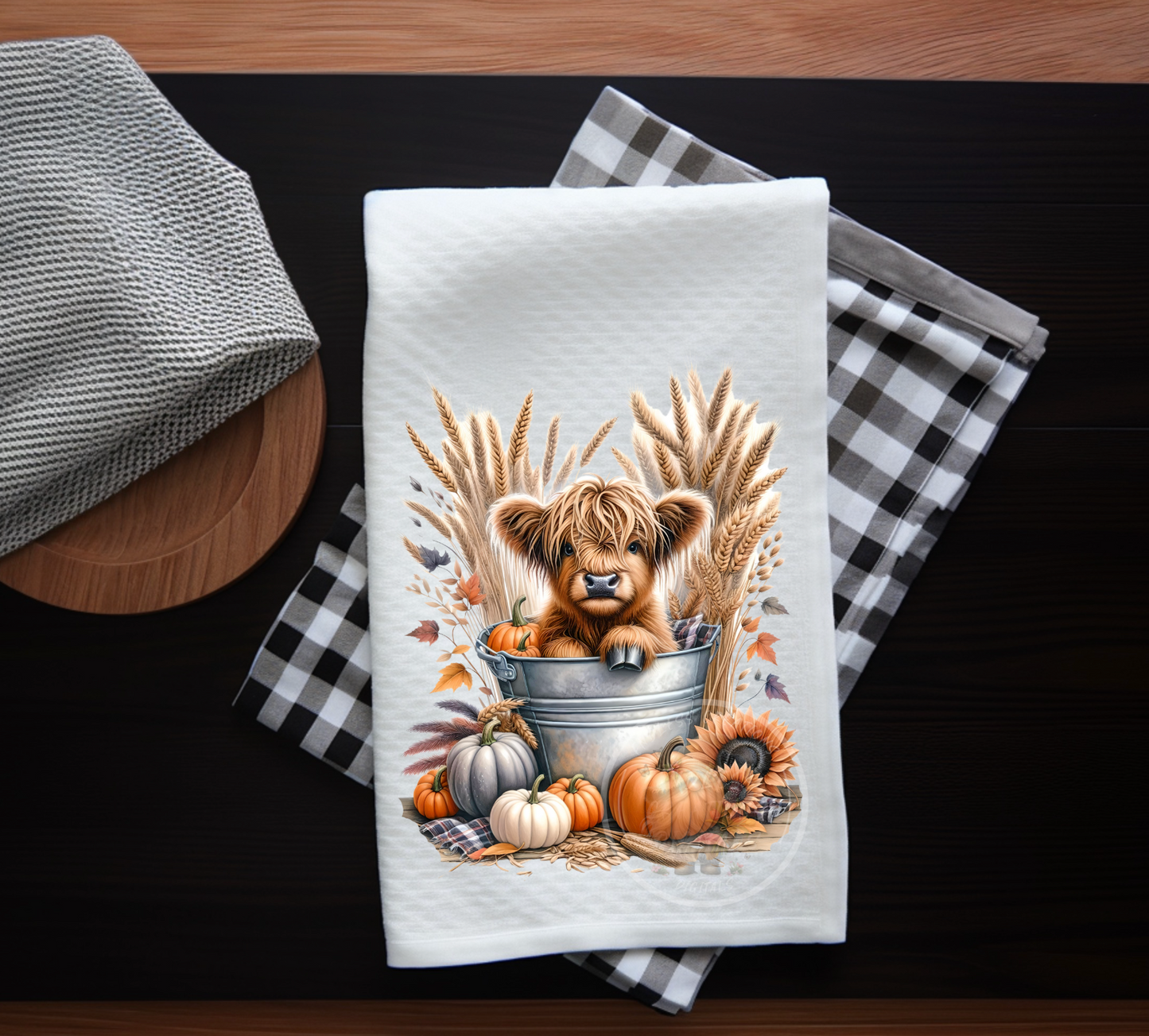 FALL BABY HIGHLAND COWS TRANSPARENCIES