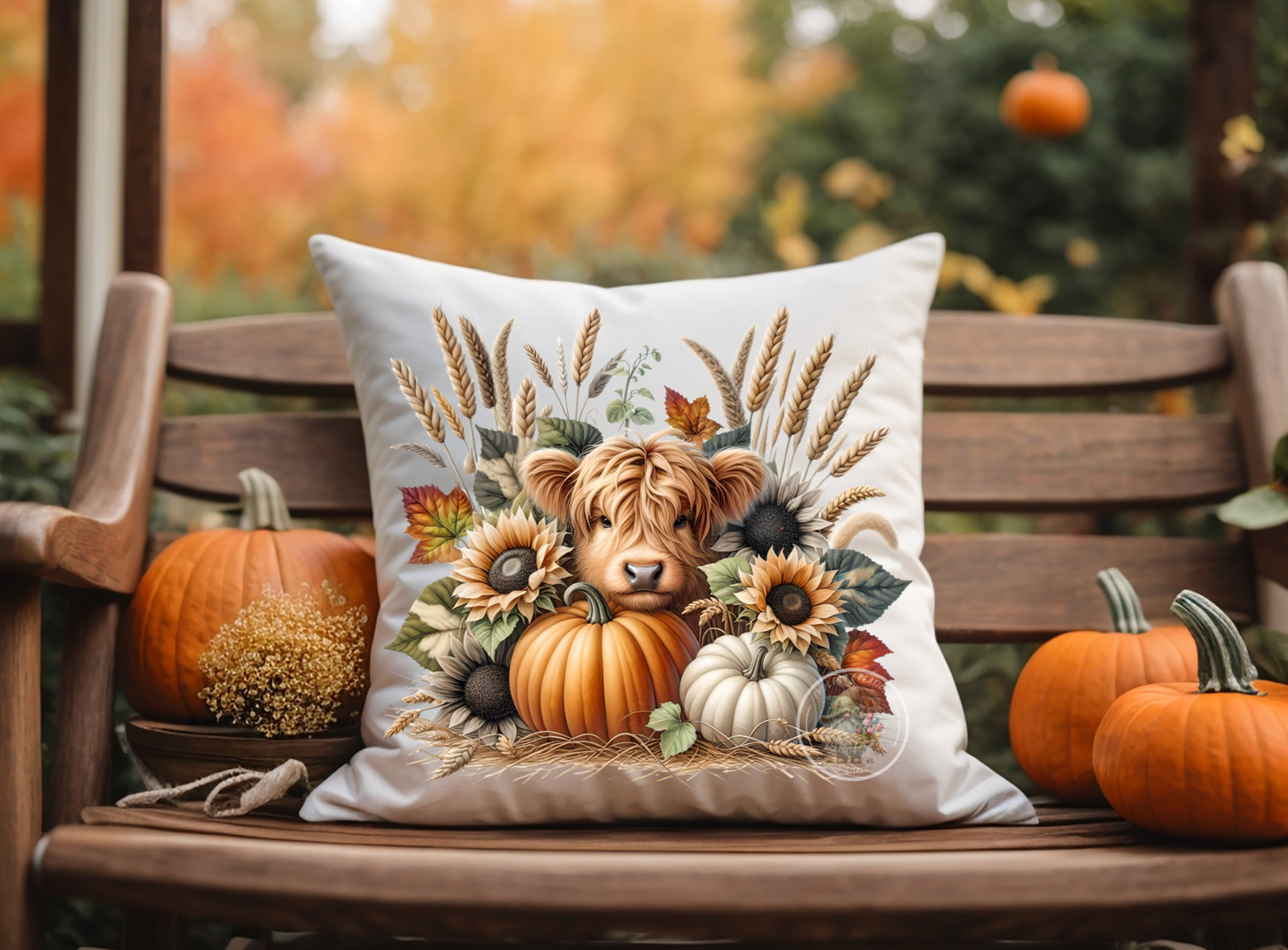 FALL BABY HIGHLAND COWS TRANSPARENCIES