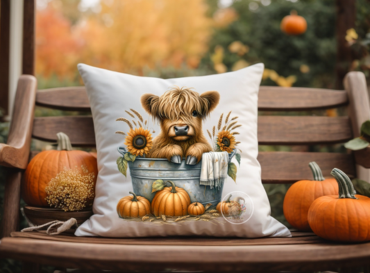 FALL BABY HIGHLAND COWS TRANSPARENCIES