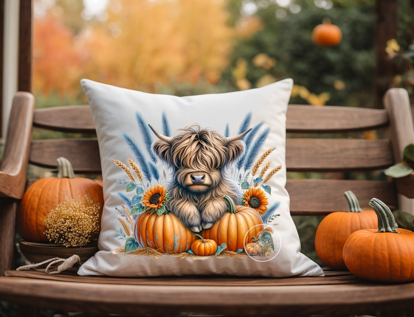 FALL BABY HIGHLAND COWS TRANSPARENCIES