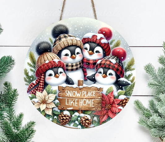 WINTER SNOW PLACE LIKE HOME PENGUINS