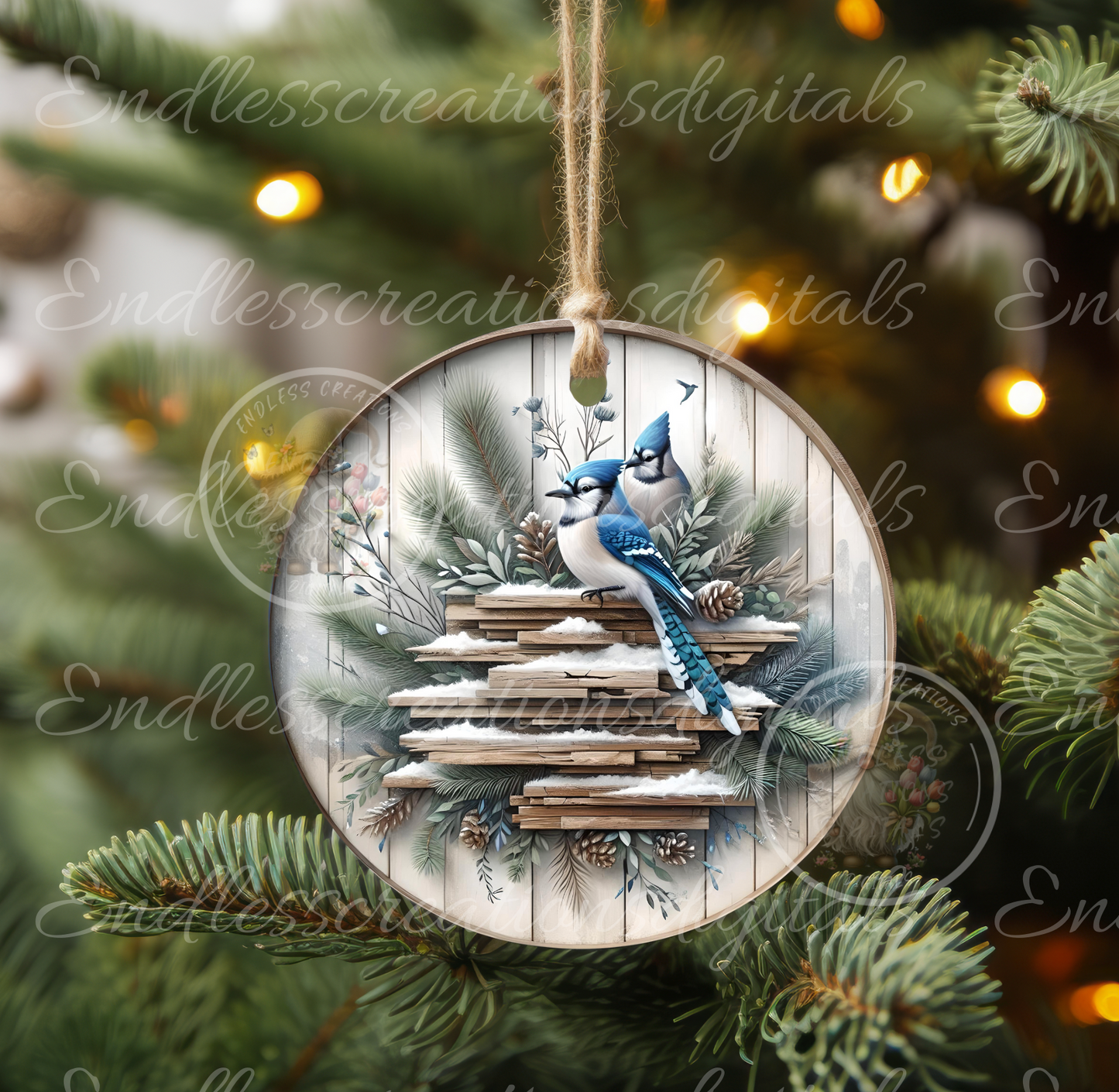 WINTER BLUEJAY CLOCK DESIGN