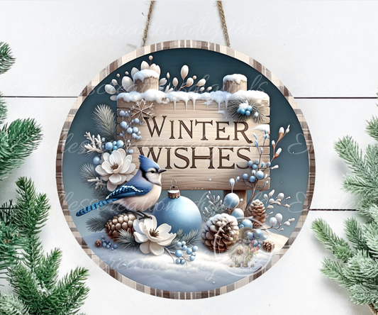 BLUE JAY WINTER WISHES