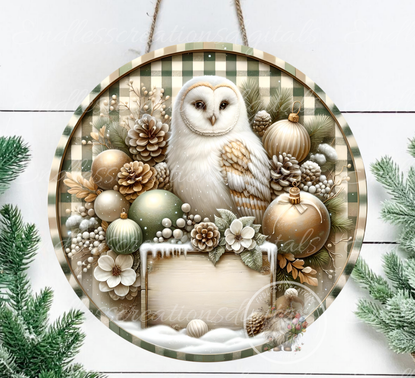 WINTER BLESSINGS OWL