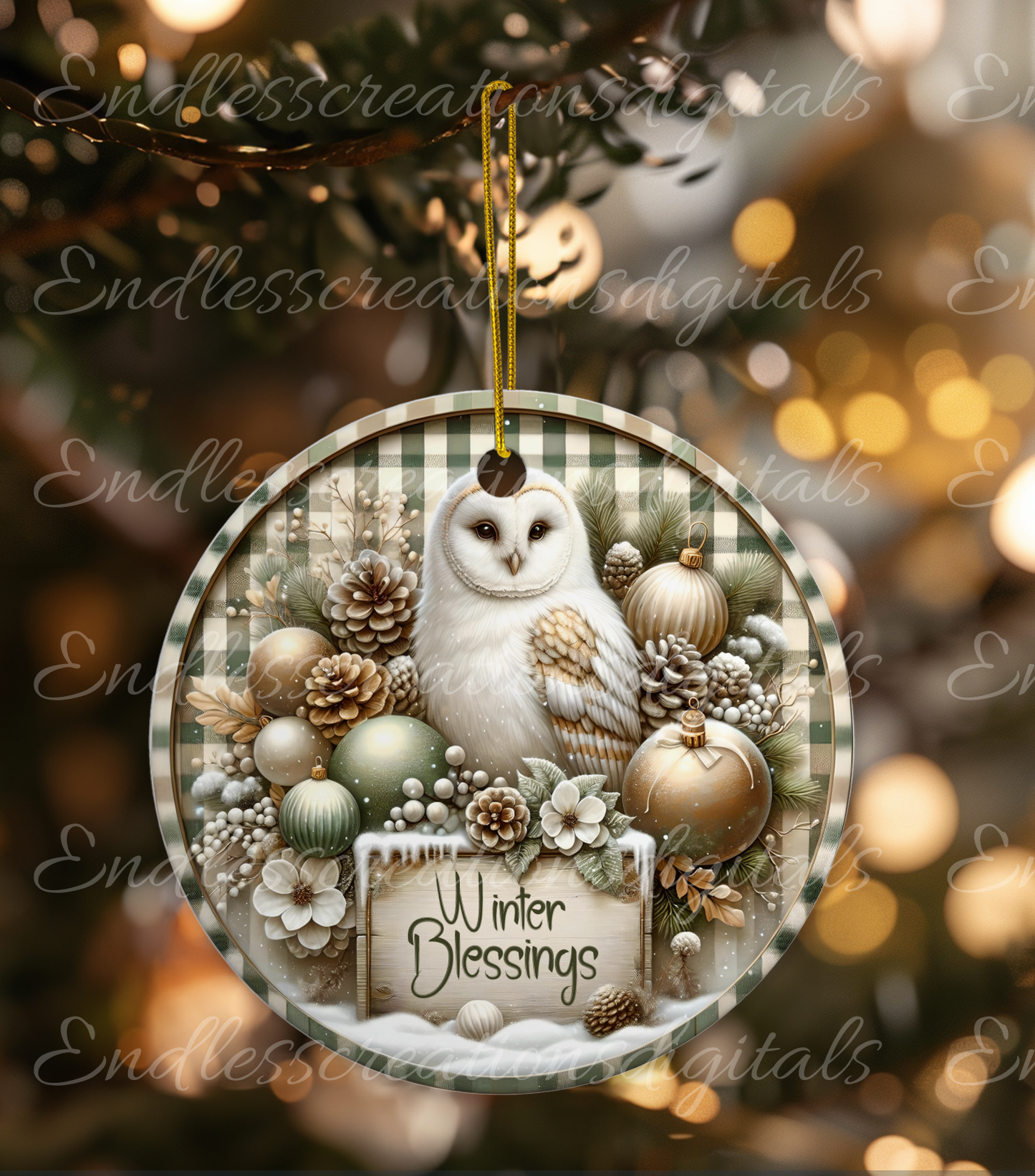 WINTER BLESSINGS OWL