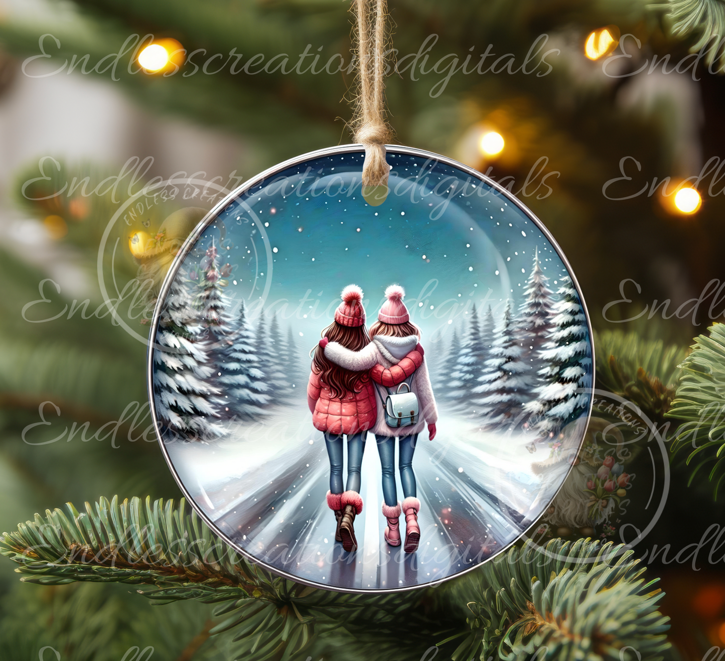 FRIENDSHIP CHRISTMAS ORNAMENT/GIFT TAGS