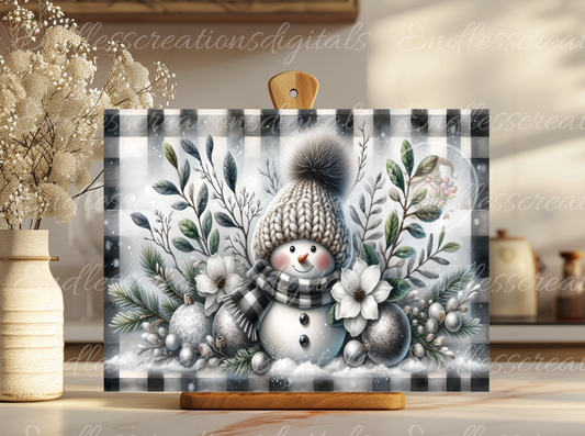 FARMHOUSE BLACK AND WHITE SNOWMAN BUNDLE
