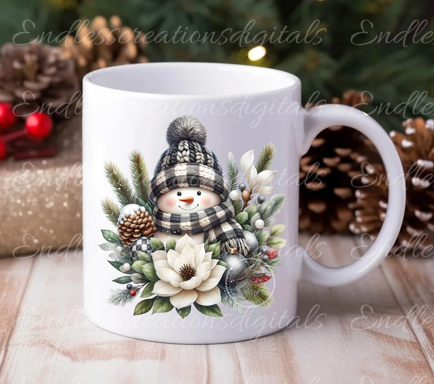FARMHOUSE BLACK AND WHITE SNOWMAN BUNDLE
