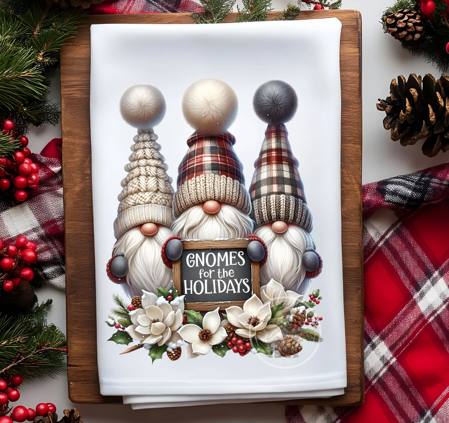GNOME FOR THE HOLIDAYS BUNDLE WITH TRANSPARANCIES
