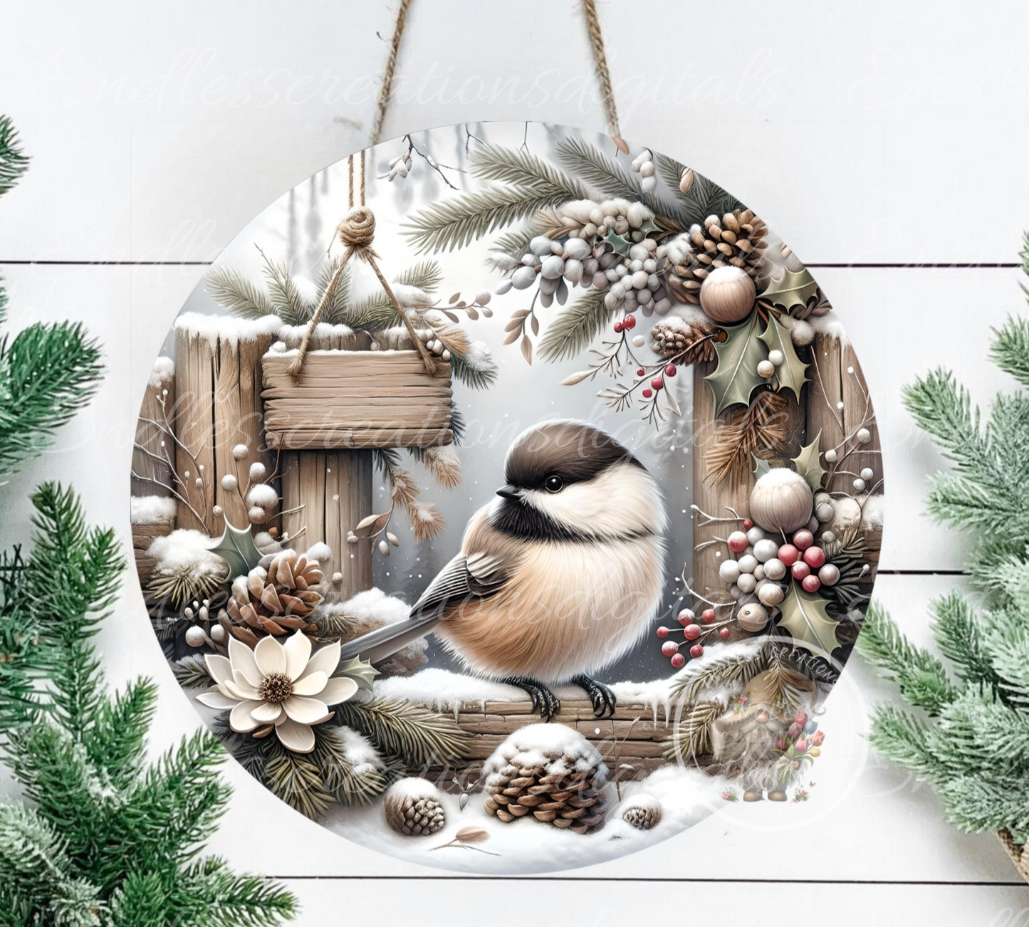 WINTER BLESSING CHICKADEE