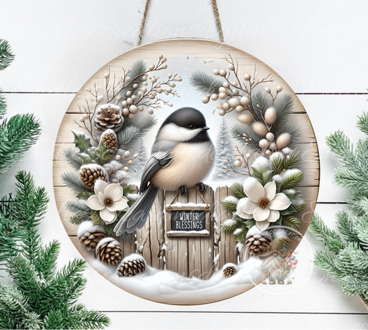 WINTER BLESSING CHICKADEE