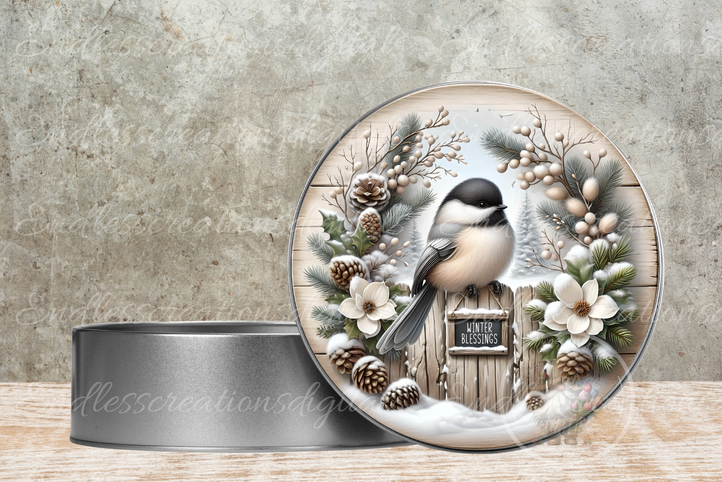 WINTER BLESSING CHICKADEE