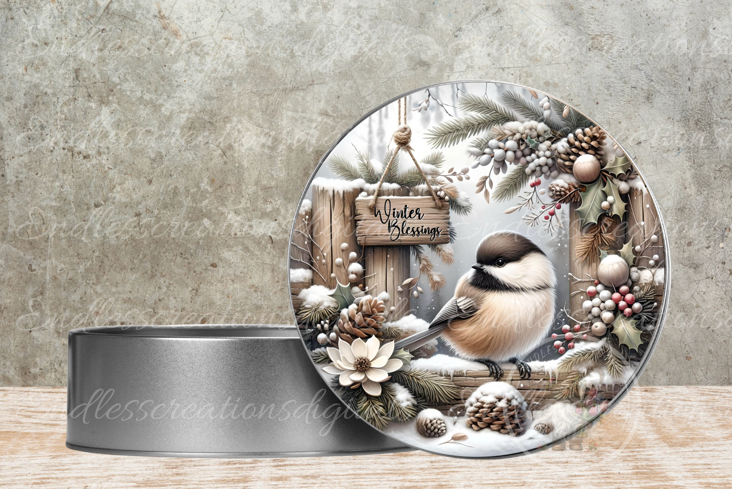 WINTER BLESSING CHICKADEE