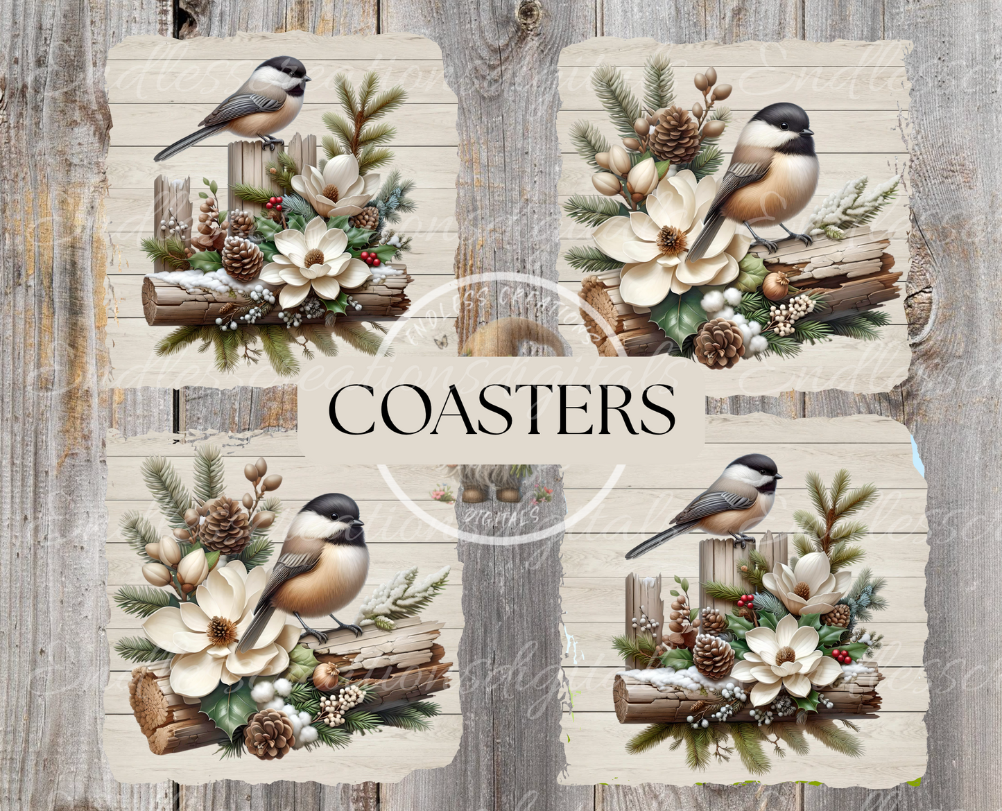 WINTER BLESSING CHICKADEE BUNDLE