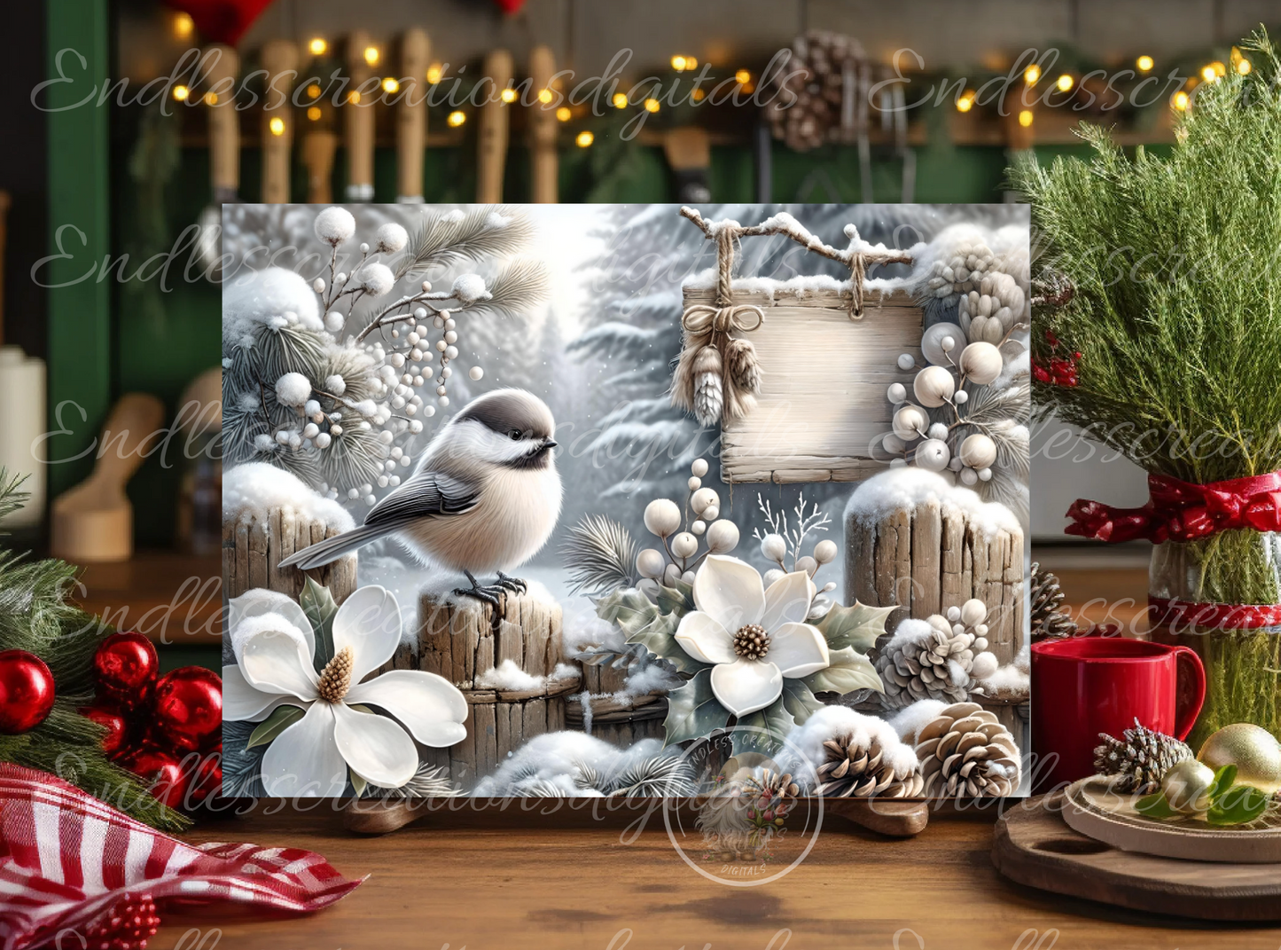 WINTER BLESSING CHICKADEE BUNDLE