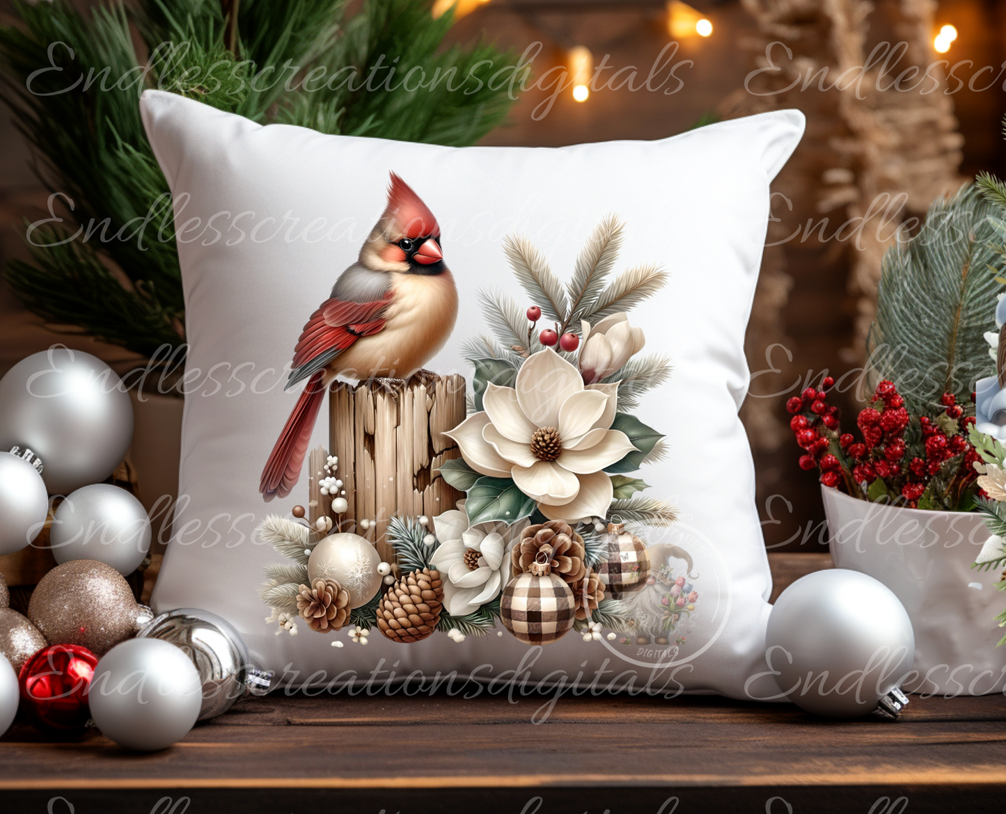 WINTER BLESSINGS CARDINAL COUPLE BUNDLE
