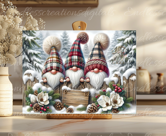GNOMES FOR THE HOLIDAYS (NO TEXT) BUNDLE WITH TRANSPARENCIES