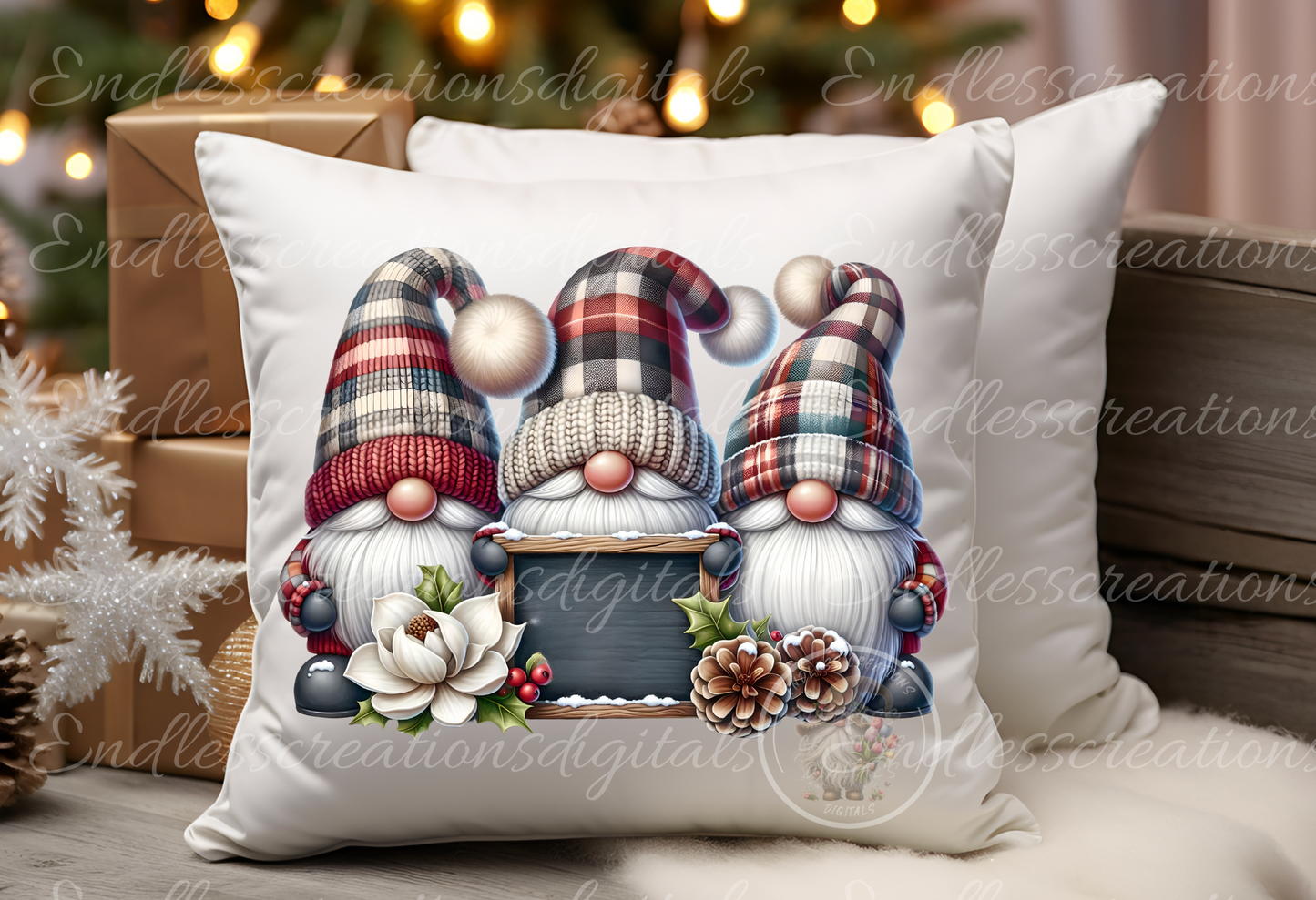GNOMES FOR THE HOLIDAYS (NO TEXT) BUNDLE WITH TRANSPARENCIES
